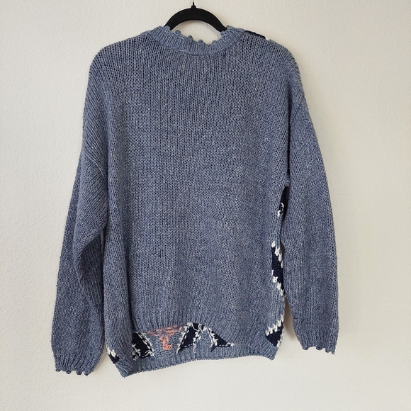 Vintage Maggie Lawrence Sport Knit Grandma Sweater Size Large - Picture 4 of 8